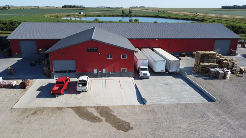 An arial shot of MBN Pallets