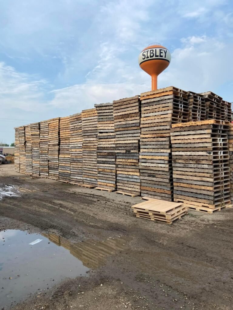Stacks of Pallets at MBN Pallets